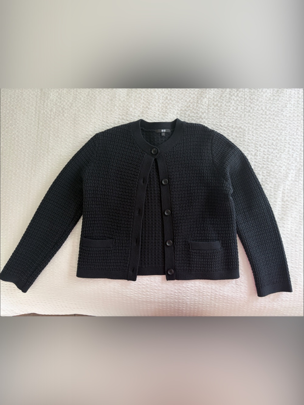 Uniqlo Black Knit Cardigan
